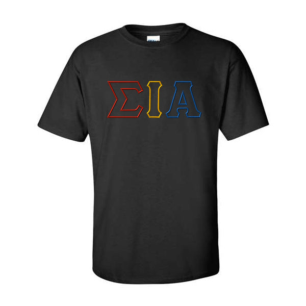 SIA Minimalist Stitched Letter Tee