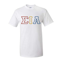 SIA Minimalist Stitched Letter Tee