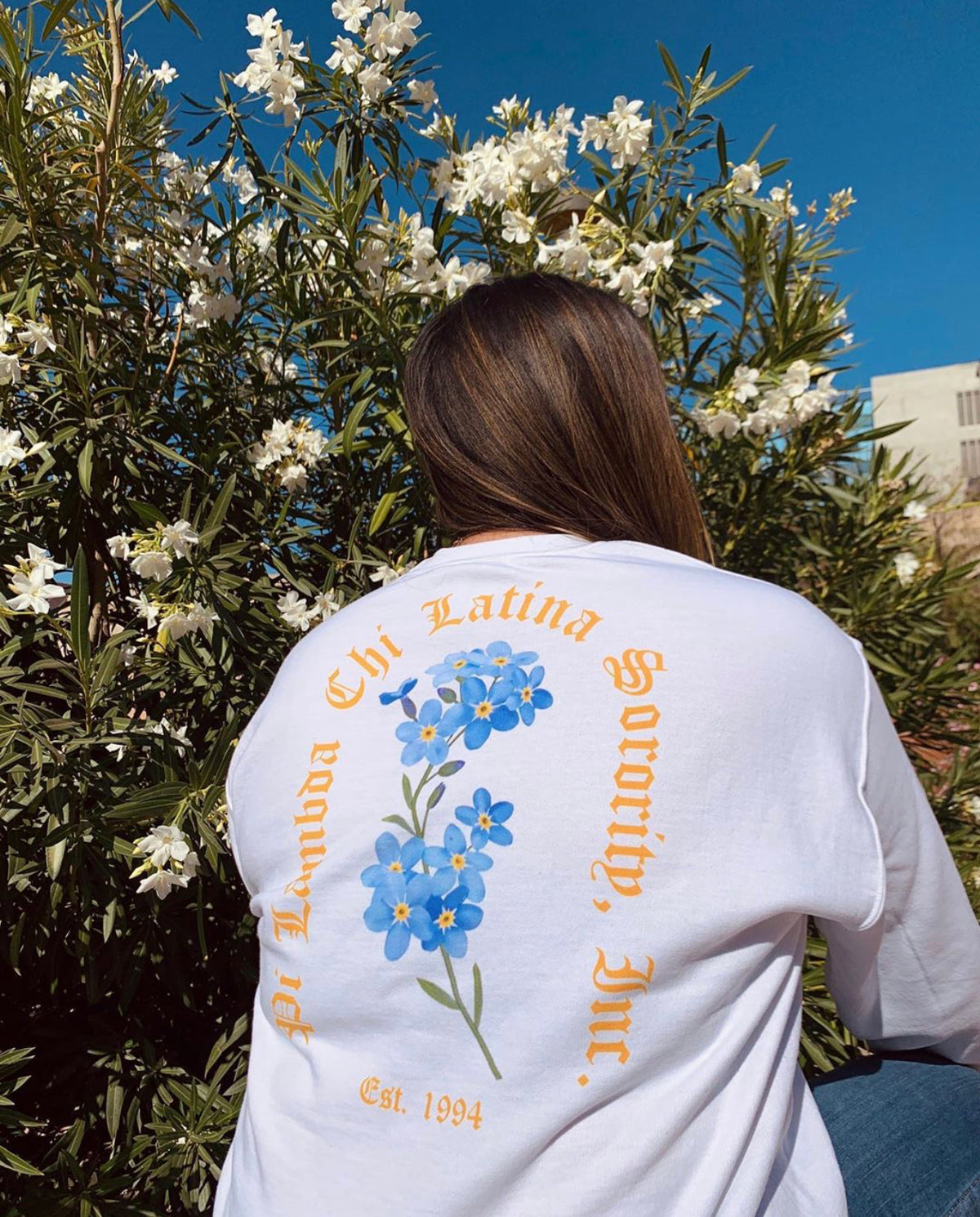 PLC Forget-Me-Not Floral Crewneck