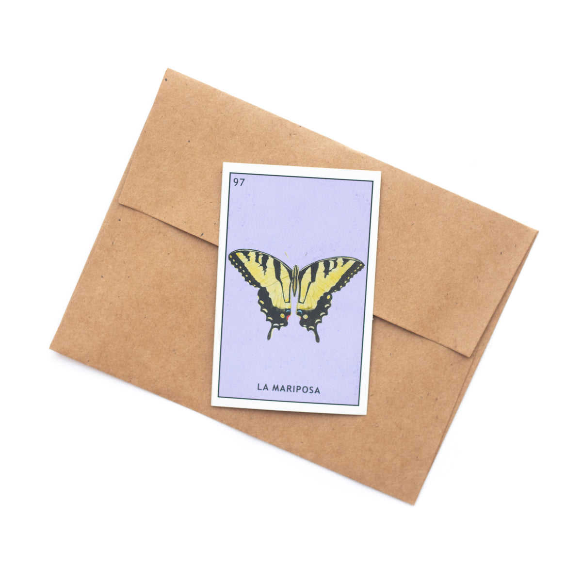 TNX La Mariposa Lotería Matte Metallic Sticker