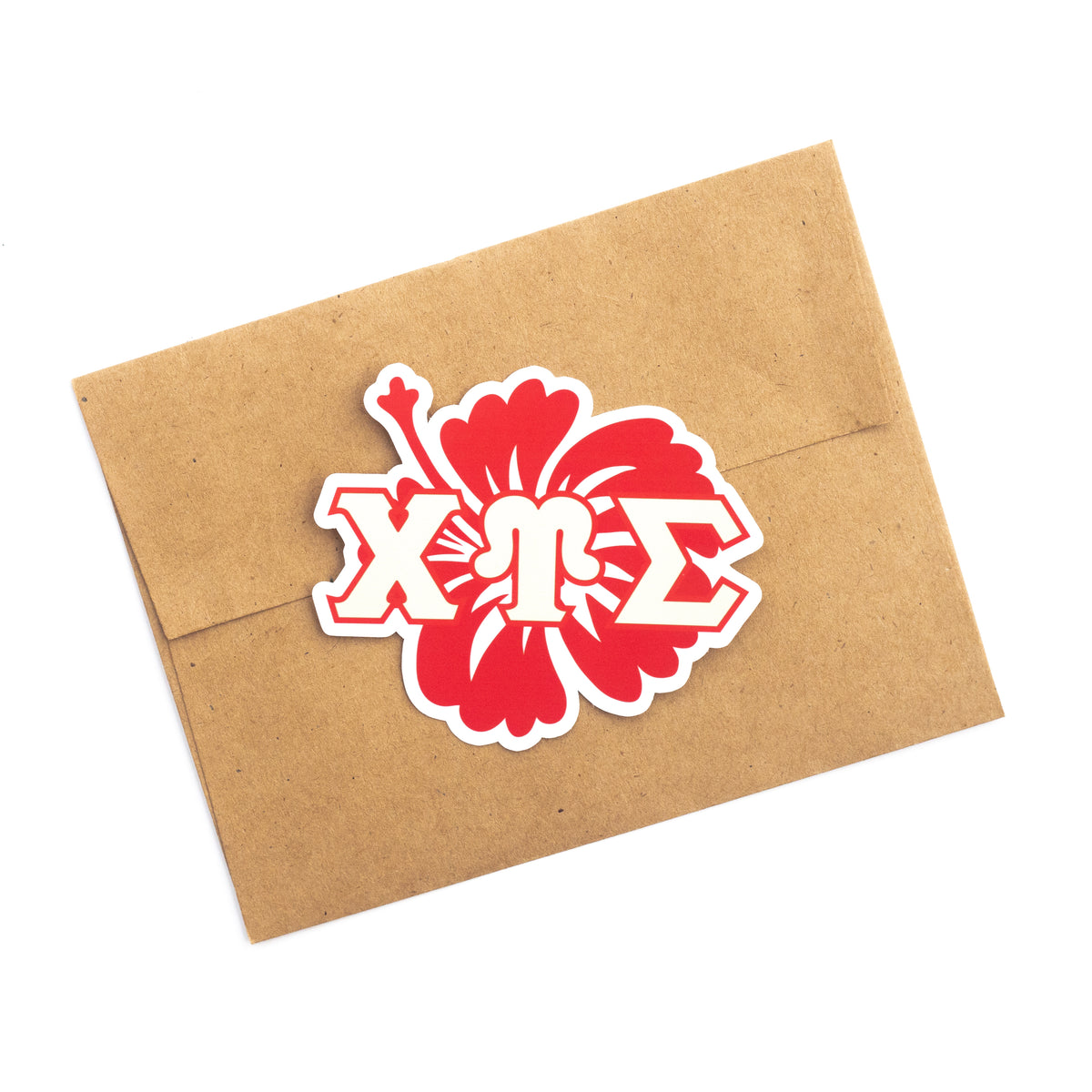 CUS Hibiscus Sticker