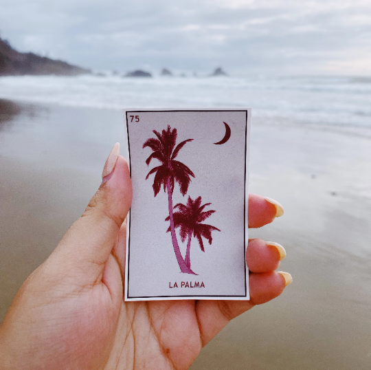 La Palma Lotería Matte Sticker