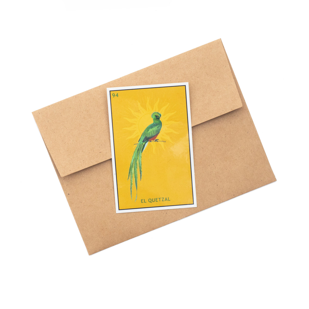 El Quetzal Lotería Holographic Sticker