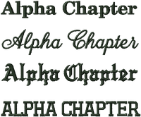 TNX Minimalist Stitched Letter Tee