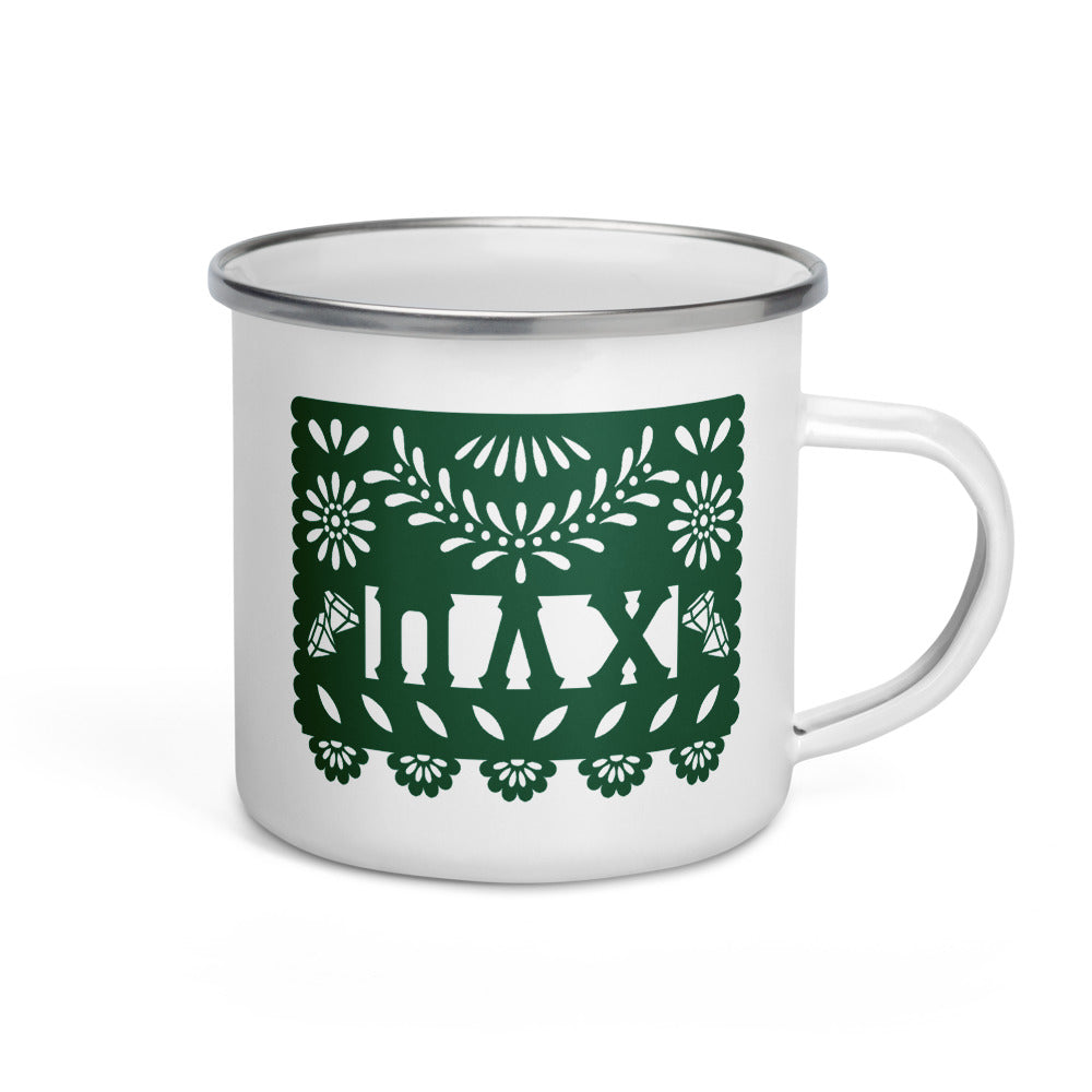PLC Papel Picado Enamel Mug