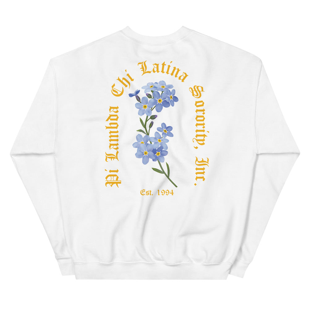 PLC Forget-Me-Not Floral Crewneck