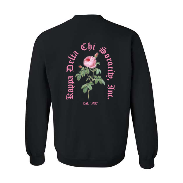 KDChi Rose Floral Crewneck