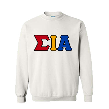 SIA Classic Stitched Letter Crewneck