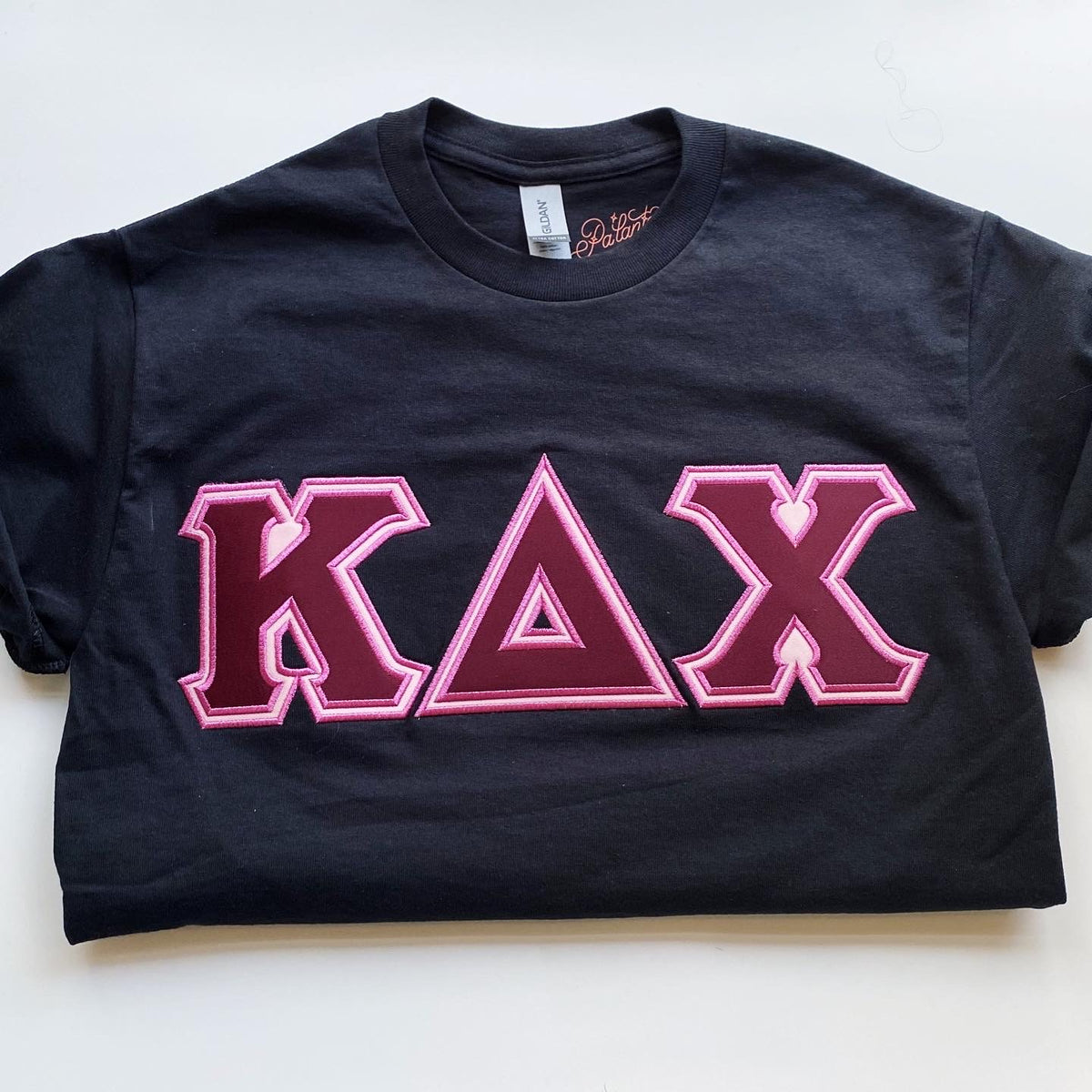 KDChi Classic Stitched Letter Tee