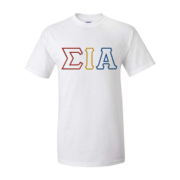 SIA Minimalist Stitched Letter Tee