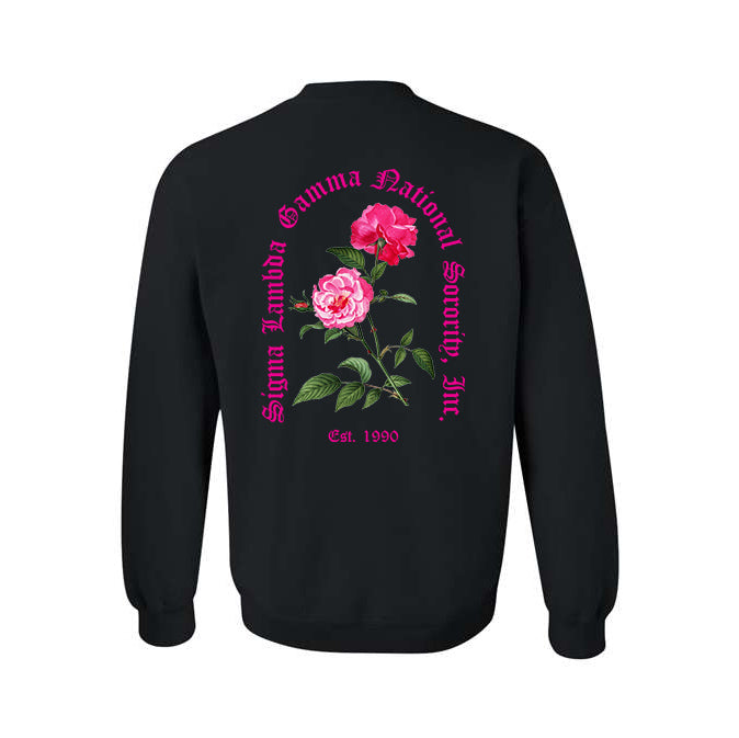 SLG Rose Floral Crewneck