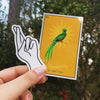 El Quetzal Lotería Holographic Sticker