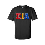 SIA Classic Stitched Letter Tee