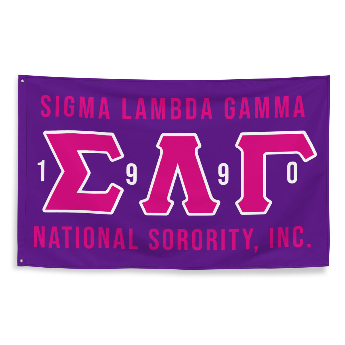 SLG Purple Letter Flag