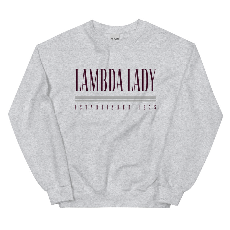 Lambda Lady Old School Crewneck