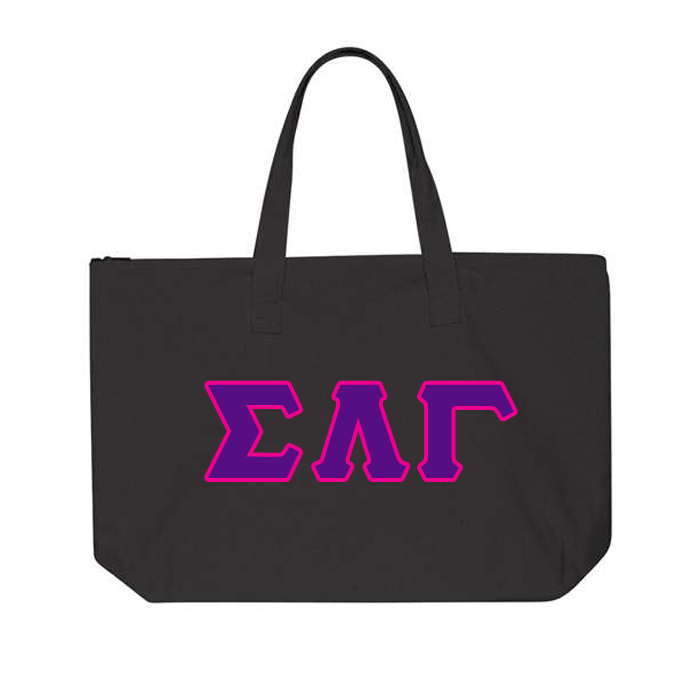 SLG Zippered Letter Tote